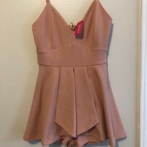 Mauve Formal Romper
